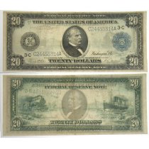 (image for) 1914 Series $20 Federal Reserve Note