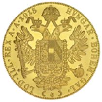 (image for) 1915 Austria Gold 4 Ducat Coin .4438 oz Fine Gold