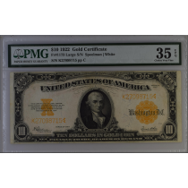 (image for) 1922 $10 Twenty Dollar Gold Certificate Fr-1173 PMG 35 Choice VF