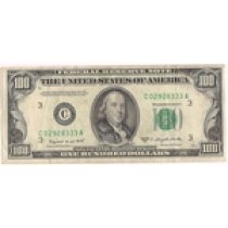 (image for) 1950 C $100 One Hundred Dollars Federal Reserve Note Currency