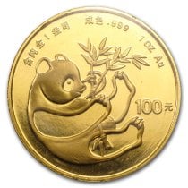 (image for) 1984 China 1 oz Gold Panda BU Sealed