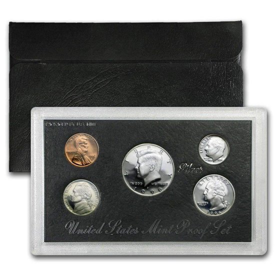 (image for) 1996 Silver Proof Set Coins - Click Image to Close