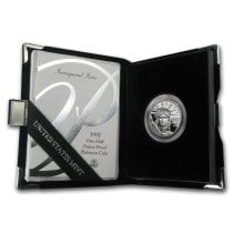 (image for) 1997-W Proof American Eagle Platinum 1/2 oz Coin With Box & COA
