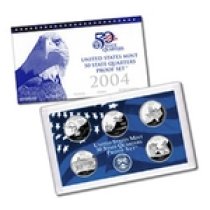(image for) 2004 US Proof Set Of 5 Piece Quarters Only