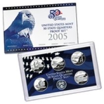 (image for) 2005 US Proof Set Of 5 Piece Quarters Only