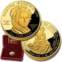 (image for) 2007 W 1/2 Ounce Proof Gold Martha Washington With Box & COA
