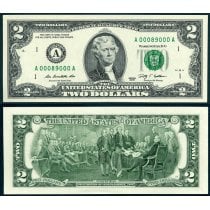 (image for) 2009 $2 Two Dollar Federal Reserve Note UNC
