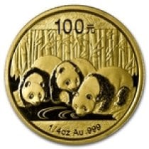 (image for) 2013 1/4 Ounce Chinese Gold Panda Coin Sealed