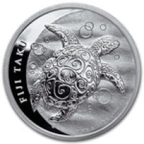 (image for) 2013 1 oz Silver New Zealand Mint $2 Fiji Taku .999 Fine Silver
