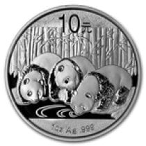 (image for) 2013 1 Ounce Silver Chinese Panda Coin In Capsule