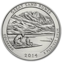 (image for) 2014 5 oz Silver ATB Great Sand Dunes National Park CO