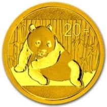 (image for) 2015 1/20 oz Chinese Gold Panda Coin 20 Yuan BU Sealed