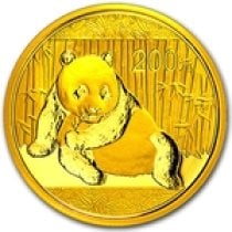 (image for) 2015 1/2 oz Chinese Gold Panda Coin 200 Yuan BU Sealed