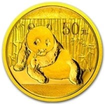 (image for) 2015 1/10 oz Chinese Gold Panda Coin 50 Yuan BU Sealed