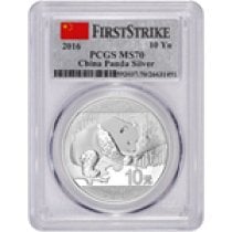 (image for) 2016 China 30 gram Silver Panda Coin PCGS MS-70 FS