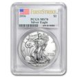 (image for) 2016 1 oz American Silver Eagle Coin PCGS MS-70 FS