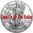 (image for) 2016 1 oz American Silver Eagle Coin BU - AIR-TITE Holder