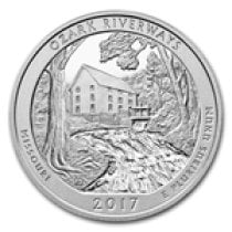 (image for) 2017 5 oz Silver ATB Ozark National Scenic Riverways