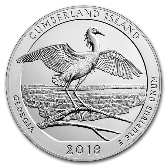 (image for) 2018 5 oz Silver ATB Cumberland Island National Seashore - Click Image to Close