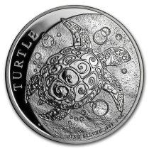 (image for) 2018 Niue 1 oz Silver $2 Hawksbill Turtle