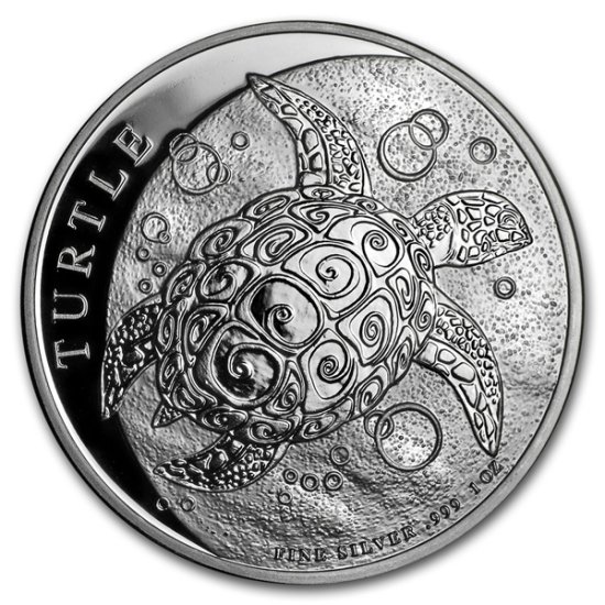 (image for) 2018 Niue 1 oz Silver $2 Hawksbill Turtle - Click Image to Close