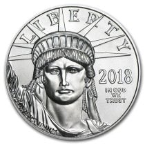 (image for) 2018 1 oz .9995 Fine Platinum American Eagle $100 Coin BU