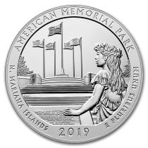 (image for) 2019 5 oz Silver ATB American Memorial Park, MP