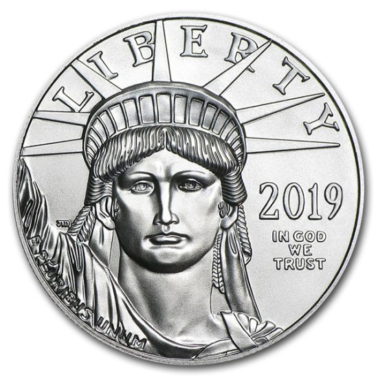 (image for) 2019 1 oz .9995 Fine Platinum American Eagle $100 Coin BU - Click Image to Close