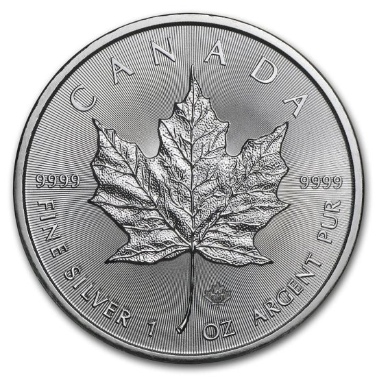 (image for) 2020 1 oz Canadian 9999 Silver Maple Leaf Coin BU - Click Image to Close