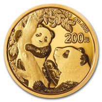 (image for) 2021 15 Grams Chinese Gold Panda Coin 200 Yuan BU