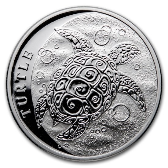 (image for) 2021 Niue 1 oz Silver $2 Hawksbill Turtle - Click Image to Close