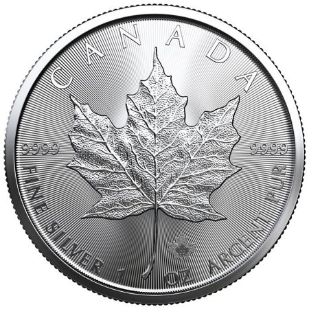 2022 1 oz Canadian 9999 Silver Maple Leaf Coin BU