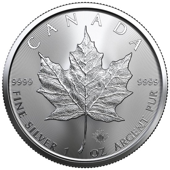 (image for) 2022 1 oz Canadian 9999 Silver Maple Leaf Coin BU - Click Image to Close