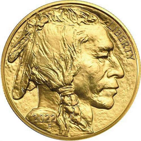 2022 1 oz Ounce American Gold Buffalo Coin BU - Click Image to Close