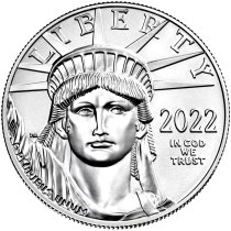(image for) 2022 1 oz .9995 Fine Platinum American Eagle $100 Coin BU