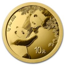 (image for) 2023 1 Gram Chinese Gold Panda Coin 10 Yuan BU - Sealed