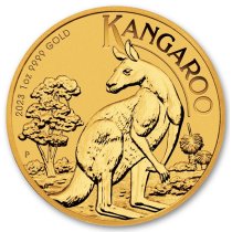 (image for) 2023 1 oz Australian .9999 Fine Gold Kangaroo Coin BU