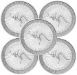 (image for) Lot of 5 - 2023 1 oz Silver Australian Kangaroo Coin BU