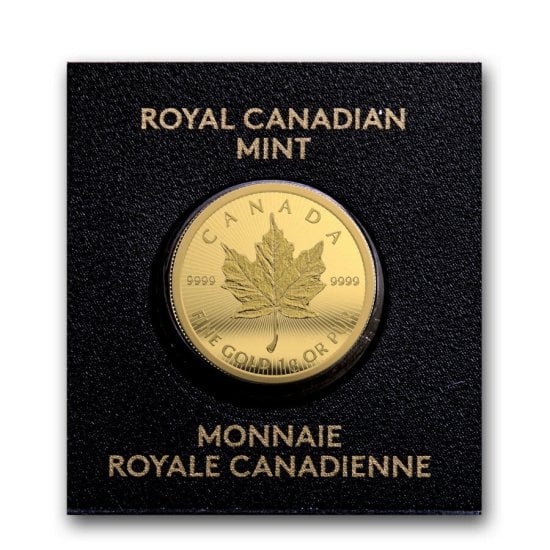 (image for) 2023 1 Gram Gold Maple Leafs - Maplegram25™ In Assay Card - Click Image to Close