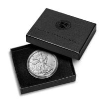 (image for) 2021-W 1 oz Uncirculated Silver American Eagle With Box & COA