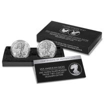(image for) 2021 1 oz Silver Reverse Proof Two-Coin Designer Edition 21XJ