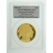 (image for) 2010-W 1 oz Proof Gold American Buffalo PCGS PR69 DCAM Coin
