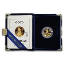 (image for) Random Year - 1/4 oz Proof Gold American Eagle With Box & COA
