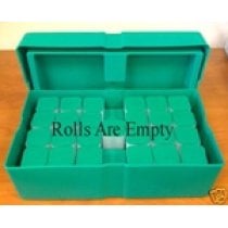 (image for) Empty Green Monster Box For Silver Eagle Coin Storage With Tubes