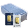 (image for) Box of 25 - 1 oz Gold Bar Pamp Suisse .9999 Fine Gold