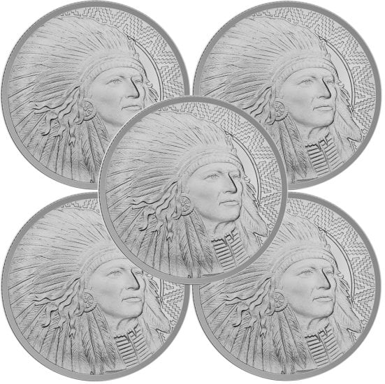 Lot of 5 - 1 oz .999 Fine Silver Round Buffalo Warrior [05-WAR-B-OZ-SLV-RND]  - $138.14 : Aydin Coins & Jewelry, Buy Gold Coins, Silver Coins, Silver  Bar, Gold Bullion, Silver Bullion 