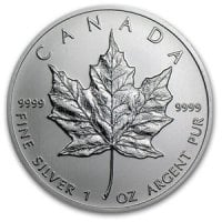 (image for) Canadian Silver Maple Leafs