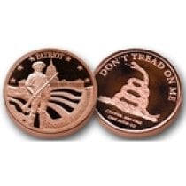(image for) 1 AVDP oz Patriot 2nd Amendment Copper Coin