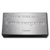 (image for) 100 oz Silver Bar - Engelhard (Struck, w/Original Plastic)