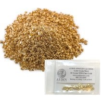(image for) 10 gram Refined Pure 24K Gold .9999+ Fine Gold Grain Shot